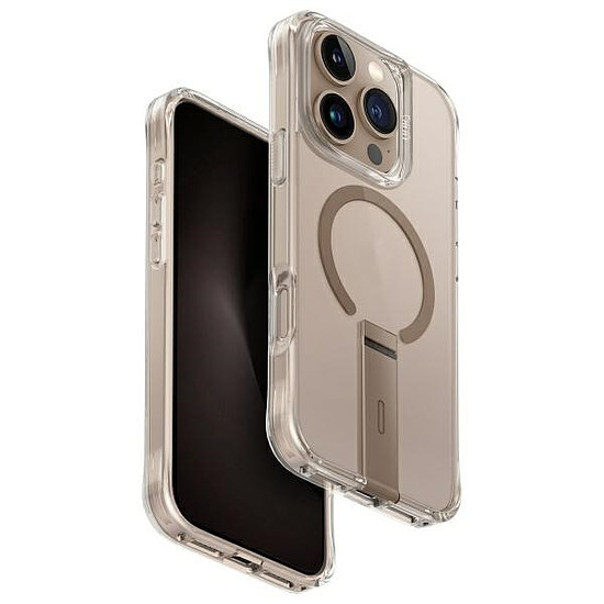 Uniq Eleva tok Vertica állvánnyal iPhone 16 Pro Max 6.9" arany/bézs arany