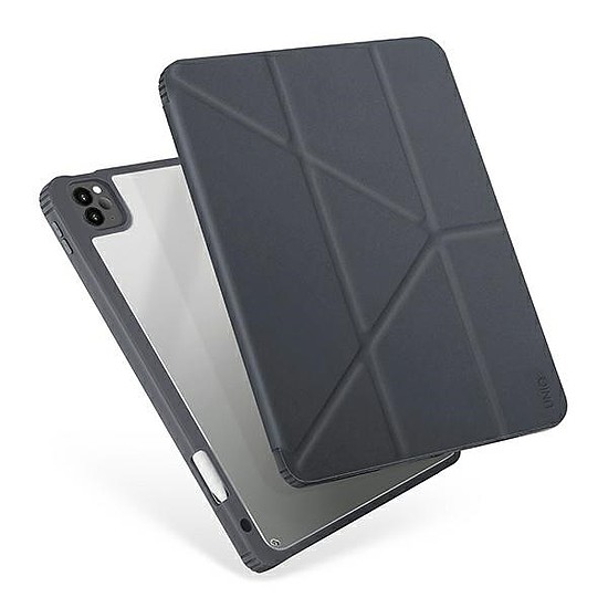 UNIQ előlap Moven iPad Pro 11" (2021/2020) Antimikrobiális szary/szénszürke