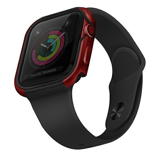 UNIQ előlap Valencia Apple Watch Series 4/5/6/SE 44mm. czerwony/bíborvörös