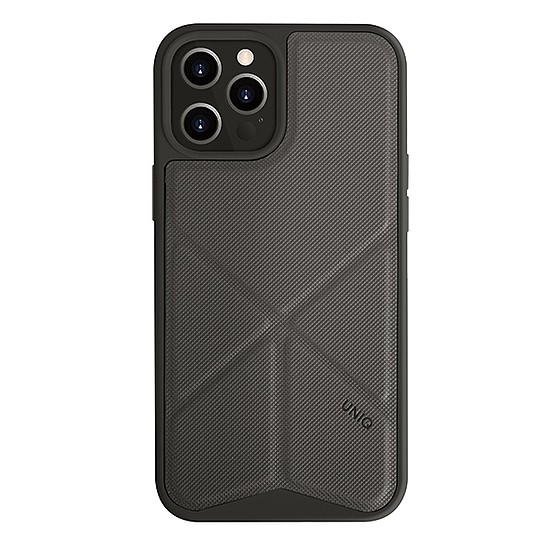 UNIQ Etui Transforma iPhone 12 Pro Max 6,5" szary/szénszürke