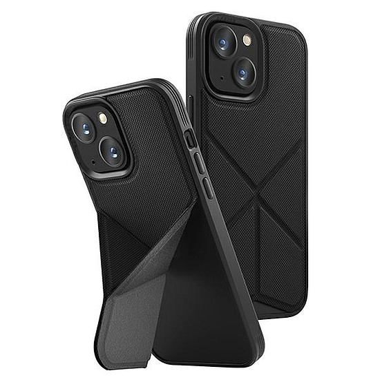 UNIQ etui Transforma iPhone 13 6,1"-es csarny/ébenfekete MagSafe
