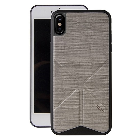 UNIQ etui Transforma Ligne iPhone X/Xs szary/hamuszürke