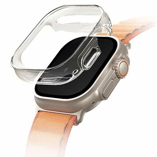 Uniq Garde Apple Watch Ultra 49 mm-es tok. átlátszó/galamb tiszta