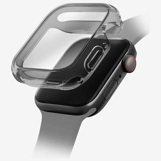 Uniq Garde tok Apple Watch 46 mm-hez - füstszínű