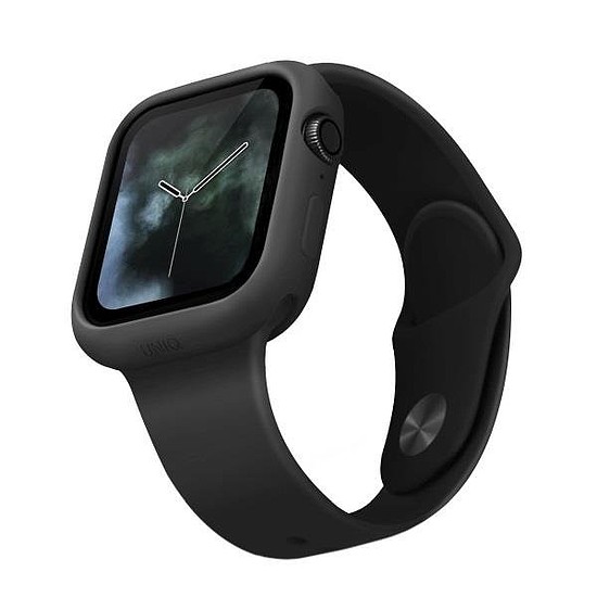 UNIQ Lino Apple Watch Series 4/5/6/SE 40 mm. czarny/hamufekete