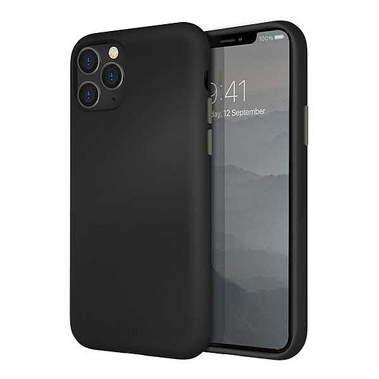 UNIQ Lino Hue iPhone 11 Pro tok fekete/tintafekete