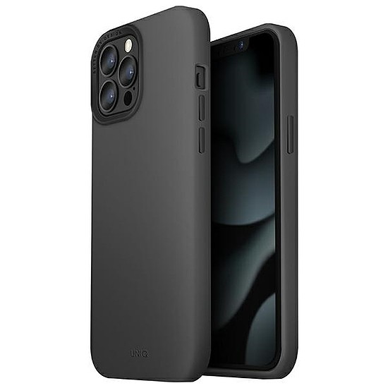 UNIQ Lino Hue iPhone 13 Pro Max 6,7" szary/szénszürke MagSafe