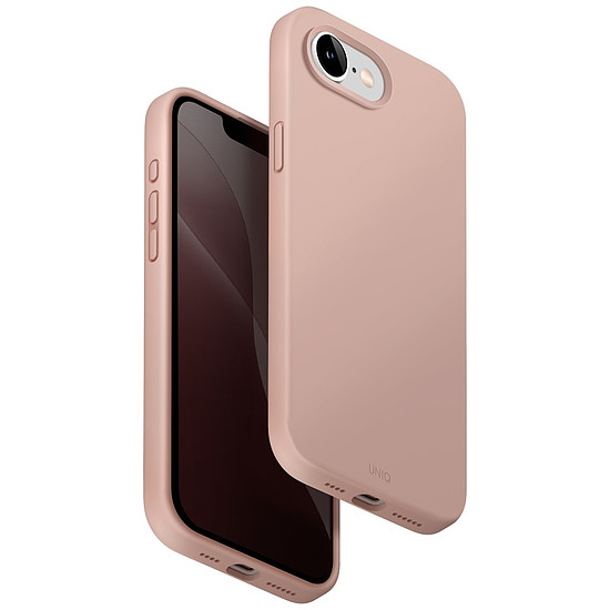 Uniq Lino Magclick töltőtok iPhone 16e-hez - rózsaszín