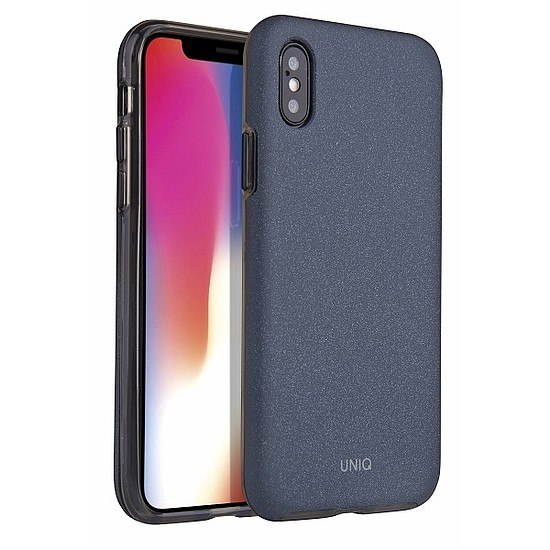 UNIQ Lithos iPhone X/Xs niebieski / azúrkék