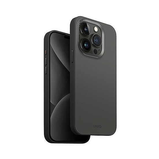 Uniq Lyden DS iPhone 15 Pro 6.1" Magclick töltőtok szürke-fekete/szürke-fekete
