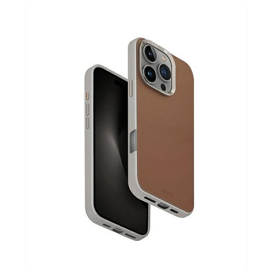 Uniq Lyden DS iPhone 16 Pro 6.3" Magclick töltőtok karamell/karamell-elefántcsont