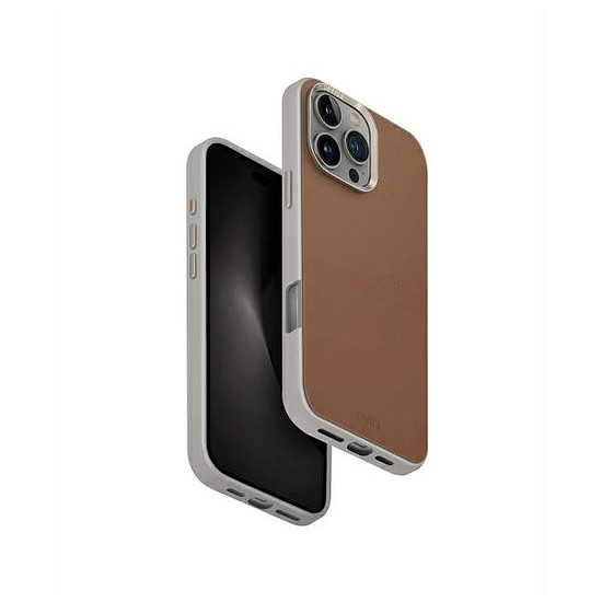 Uniq Lyden DS iPhone 16 Pro Max 6.9" Magclick töltőtok karamell/karamell-elefántcsont