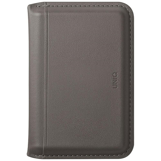 Uniq Lyden DS RFID mágneses pénztárca telefontartóval - szürke