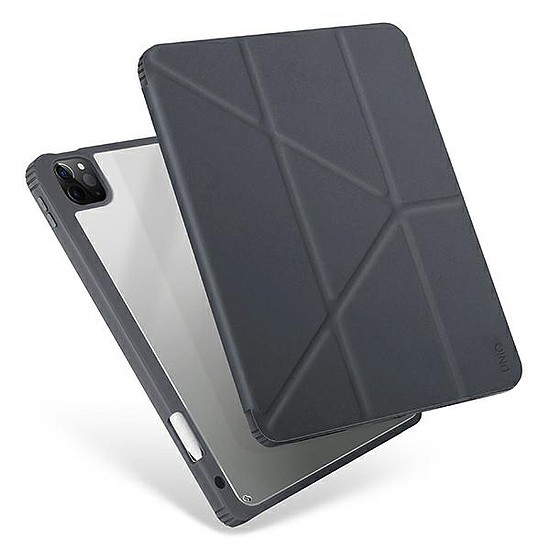 UNIQ Moven iPad Pro 12,9" (2021) Antimikrobiális szary/szénszürke