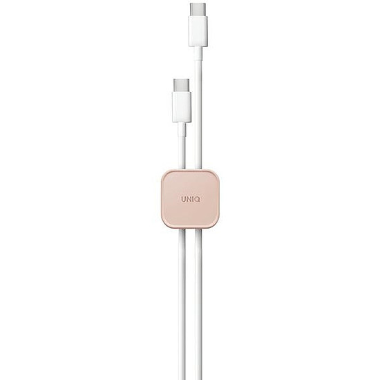 Uniq Pod öntapadós kábelrendező 8 db-os szett, rózsaszín/pirosas rózsaszín