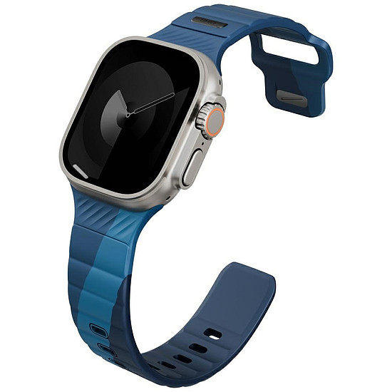 Uniq Stride De gumiszíj Apple Watch 44 / 45 / 46 / 49 mm-hez - kék