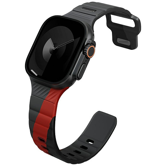 Uniq Stride De gumiszíj Apple Watch 44 / 45 / 46 / 49 mm-hez - szürke