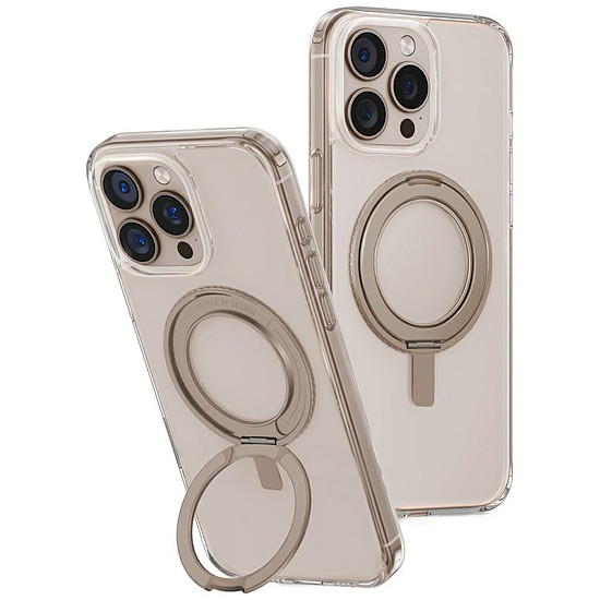 Uniq Swivix 360 fokban forgatható, kihajtható tok iPhone 16 Pro Maxhoz - arany