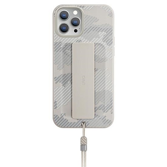 UNIQ telefon Heldro iPhone 12 Pro Max 6,7"-es, moro/ivory camo Antimikrobiális
