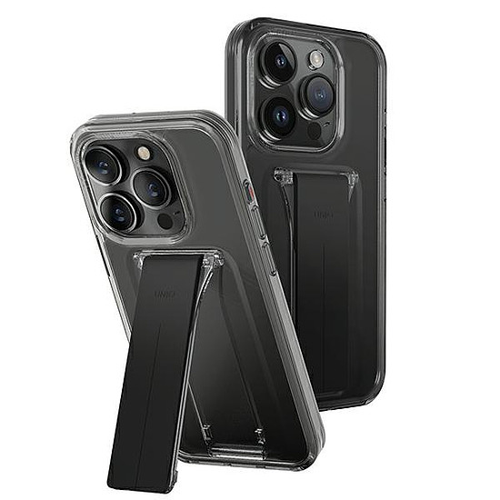 Uniq tok Heldro Mount állvánnyal iPhone 15 Pro Max 6.7" füst/gőz füst