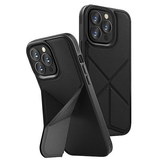Uniq tok Transforma iPhone 14 Pro 6.1" Magclick Charging fekete/ébenfekete