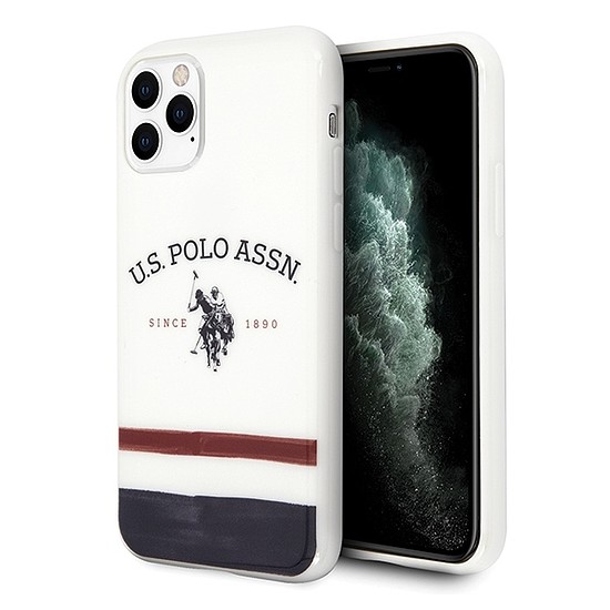 US Polo USHCN65PCSTRB iPhone 11 Pro Max kétszínű/fehér háromszínű mintagyűjtemény