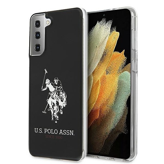 US Polo USHCS21MTPUHRBK S21+ G996 czarny/fekete fényes nagy logó