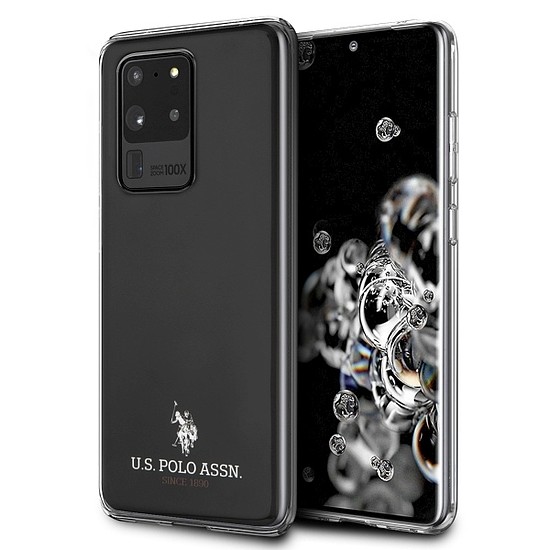 US Polo USHCS69TPUBK S20 Ultra G988 czarny/fekete fényes