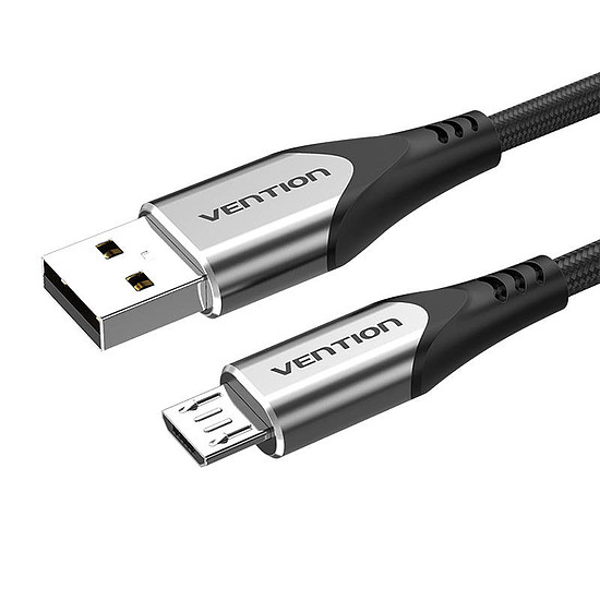 USB 2.0 kábel a Micro-B USB Vention COAHH 2m-hez, szürke (COAHH)
