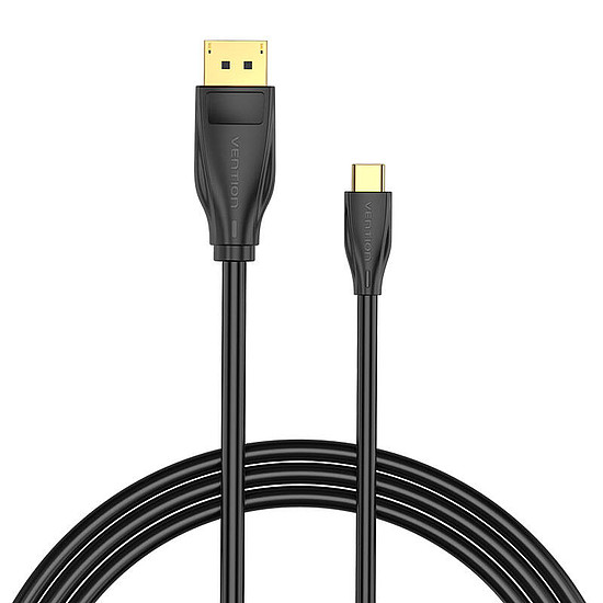 USB-C-DisplayPort 8K HD-kábel 2 m-es Vention CGYBH fekete