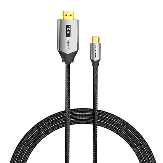 USB-C-HDMI-kábel, 1 m-es Vention CRBBF fekete