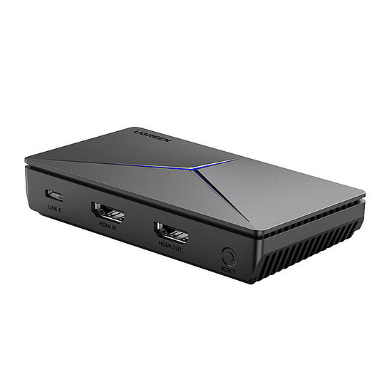 USB-C, HDMI markoló, audio/videó felvevő UGREEN CM410, 1080p fekete (10936)