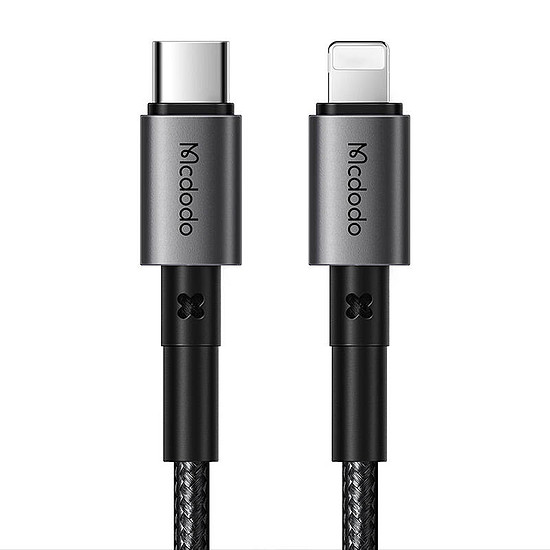USB-C kábel a Lightning Mcdodo CA-2850-hez, 36 W, 1,2 m fekete