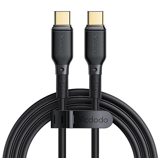 USB-C kábel Mcdodo CA-3310 240 W, 1,2 m, fekete (CA-3310)