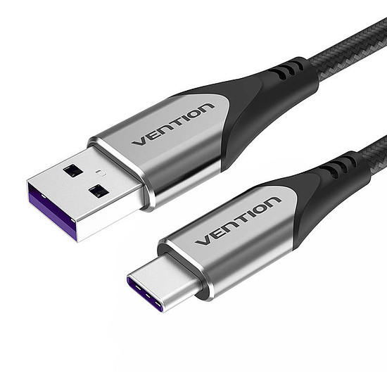 USB-C kábel USB 2.0 Vention COFHI, FC 3m, szürke (COFHI)