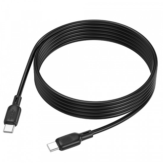 USB-C - USB-C kábel Borofone BX113 Lenny, 60W, 3A, 2m, fekete