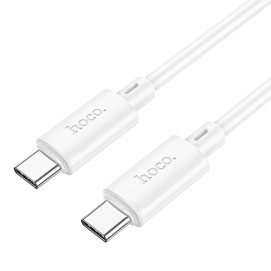USB-C - USB-C kábel Hoco X88, 60W, 3A, 1m, fehér