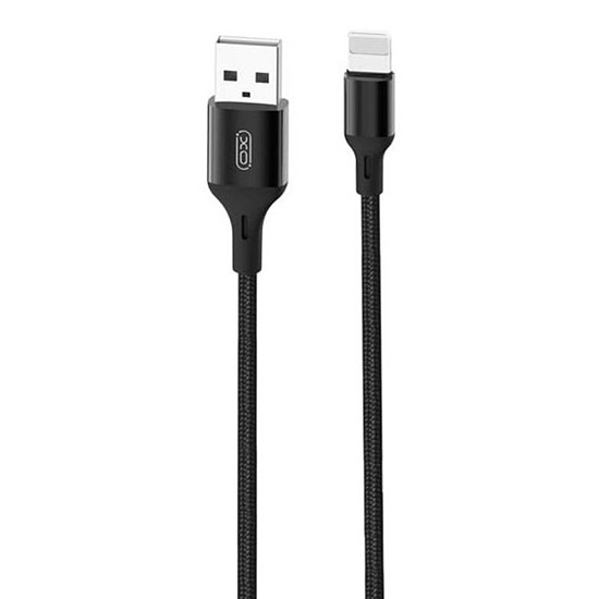 USB kábel Lightning XO NB143-hoz, 1 m, fekete (045799)