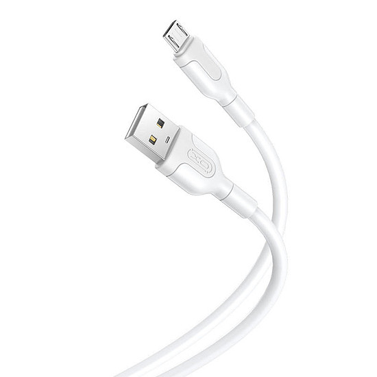 USB kábel Micro USB XO NB212 2.1A 1m, fehér (045816)