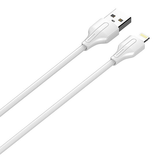 USB-Lightning kábel LDNIO LS541, 2.1A, 1m, fehér (LS541 lightning)