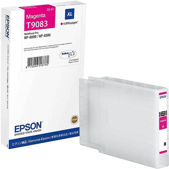 Utángyártott Epson T9083 Magenta tintapatron 4K 39 ml C13T908340