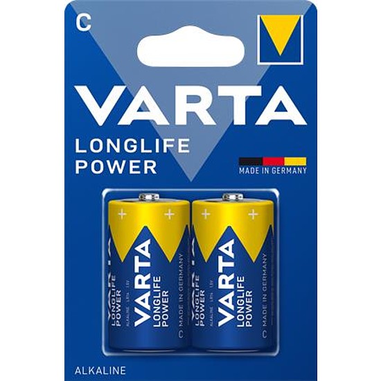 Varta Longlife Power baby elem C LR14 alkáli tartós 2db/bliszter