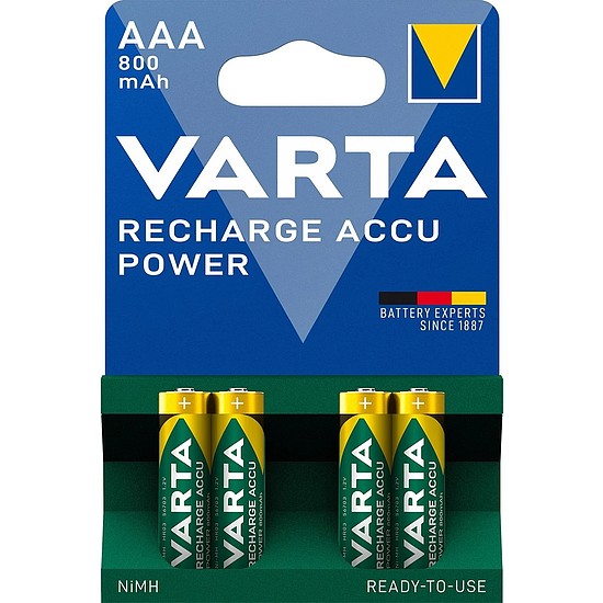 Varta Ready2 Use akku elem LR3/AAA 800 mAh 4db/bliszter