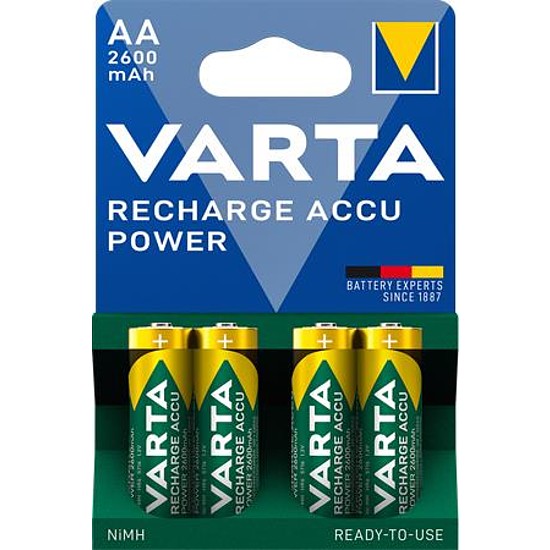 Varta Ready2 Use akku elem LR6/AA 2600 mAh 4db/bliszter