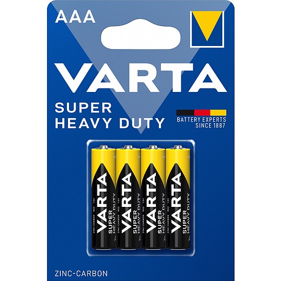 Varta Super Heavy Duty mikro elem AAA féltartós 4 db/bliszter LR3