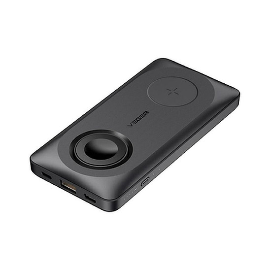 Veger MagMulti W1156 10000mAh 22.5W 3A MagSafe PD QC3.0 külső akkumulátor - fekete