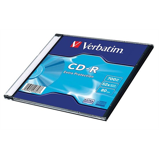 Verbatim CD-R 700MB 80min 52x slim tok 43347