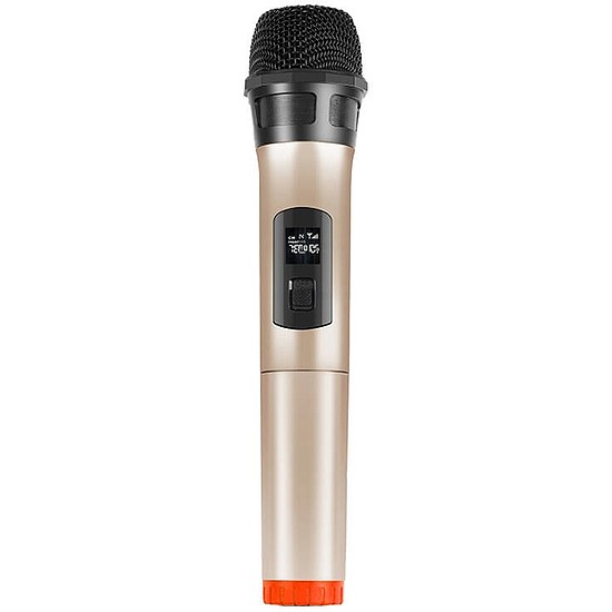 Vezeték nélküli dinamikus mikrofon UHF PULUZ PU628J 3,5 mm (arany)