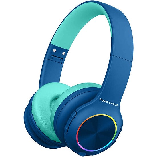 Vezeték nélküli fejhallgató gyerekeknek PowerLocus PLED navy&blue (pwl-pled-blue)