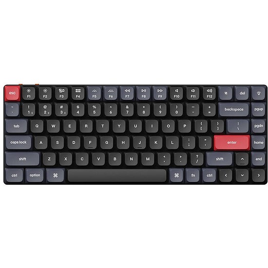 Vezeték nélküli, mechanikus, alacsony profilú billentyűzet (ANGOL) Keychron K3 Pro barna kapcsoló (fekete) [K3P-A3]